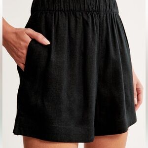 Abercrombie linen pull on shorts